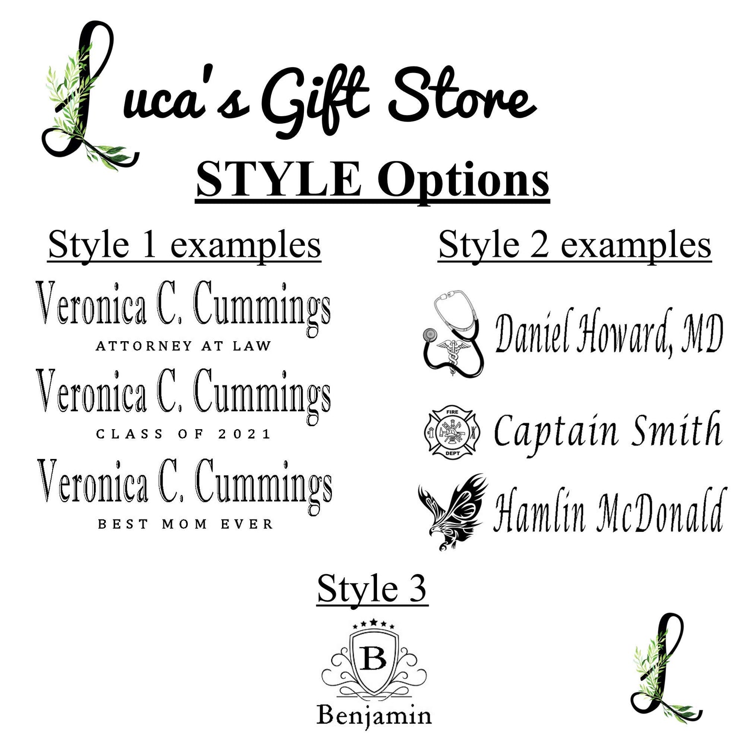 Custom Engraved Wood Pen Set With Maple and Rosewood Finish, Executive Pen and Box With Free Personalization Generic