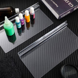 4 x 10 Inch Slatwall Shelves Hanging Slatwall Accessories Clear Slatwall Shelf Plastic Shelves for Wall, Home Shoe Stores Boutiques Supplies (Clear, Kathfly