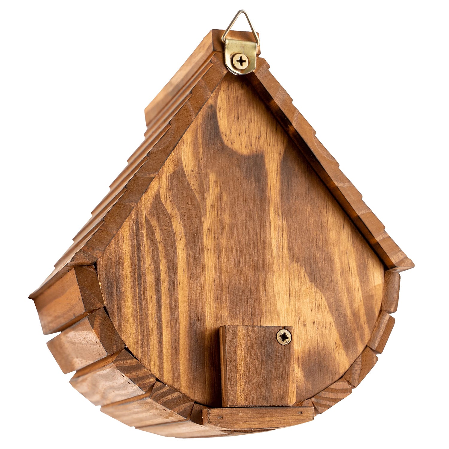 MIXUMON Bird Houses for Outside, Outdoor 3 Hole Bird House Room for 3 Bird Families Bluebird Finch Cardinals Hanging Birdhouse for Garden (Set 1) MIXUMON