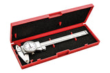 Starrett Dial Caliper with Adjustable Bezel and Fitted Case - White Face, 0-6" Range, -0.001" Accuracy, 001" Graduations - 3202-6 Starrett