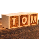 Custom Wooden Name Sign, Nursery Name Sign, Personalized Nursery Décor, Custom Name Wooden Blocks, Wooden Name Signs for Nursery, Montessori Décor OTGMPIREX