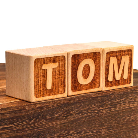 Custom Wooden Name Sign, Nursery Name Sign, Personalized Nursery Décor, Custom Name Wooden Blocks, Wooden Name Signs for Nursery, Montessori Décor OTGMPIREX