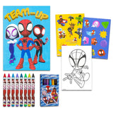 Spidey and His Amazing Friends Ultimate Activity Set - Spiderman Art Bundle with Coloring Pages, Stickers, Coloring Utensils, and More | Spidey Marvel