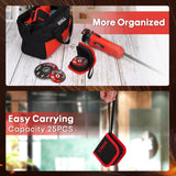 SHALL 25-Pack Cut Off Wheels 3” x 3/8” x 3/64” - Ultra Thin Cutting Wheel with Pouch for Angle Grinder & Cut-Off Tools - Fast Cutting Disc for INOX, SHALL