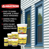 Abatron WoodEpox Kit - 2 Quart - 2-Part Structural Epoxy Adhesive Filler - Wood Filler Putty Abatron