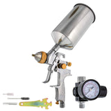TCP Global® Brand Professional 1.3mm HVLP Spray Gun-gravity Feed-auto Paint Basecoat Clearcoat with Air Regulator (G6600-13) TCP Global