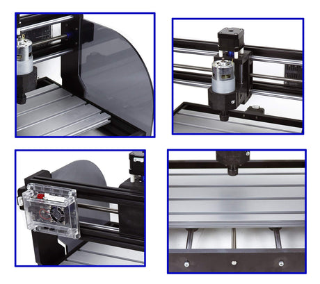 RATTMMOTOR CNC 3018 PRO MAX CNC Router Machine Kit DIY Mini CNC Wood Router Machine 3 Axis GRBL Control Engraver Milling Cutting Machine Working Area RATTMMOTOR