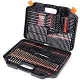 Ultimate Drill Bit Set - 246 PCS Comprehensive Premium Quality Drill Bits Kit for Wood Metal Cement Drilling & Screw Driving, Full Combo Kit Assorted SEDY