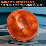 6Pcs Wooden Salad Bowl Set - Decorative Bowls for Kitchen Large Serving Bowls for Entertaining Small Snack Bowls Set Soup - 8 Inch Fruit Bowl for Reluen