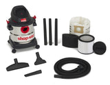 Shop-Vac 5989300 5-Gallon 4.5 Peak HP Stainless Steel Wet Dry Vacuum,Black, Black Shop-Vac