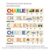 Personalized Name Puzzle Montessori Toys Nursery Decor Customized Puzzle Educational Toy Christmas Gift For a 1 Year Old Gifts Kids Name Sign for BUSY PUZZLE