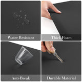 HappyTrends 2 PCS Kitchen Mat Cushioned Anti-Fatigue Floor Mat, Heavy Duty Ergonomic Comfort Foam Standing Mat, Waterproof Non-Slip Kitchen Rugs for HappyTrends