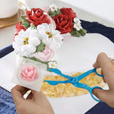 Woohome 17 PCS Flower Nails Cake Decorating Supplies Includes 4 Size Cake Flower Nail and 9 PCS Plastic Cake Flower Nail, Flower Lifters, Cake Flower Woohome