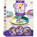 Craft 'n Clay - Jewelry Dish Making Kit for Kids and Tween Girls Ages 8-14 Year Old - Best DIY Arts & Crafts Gifts - Creative Toys for Preteen & Dan&Darci