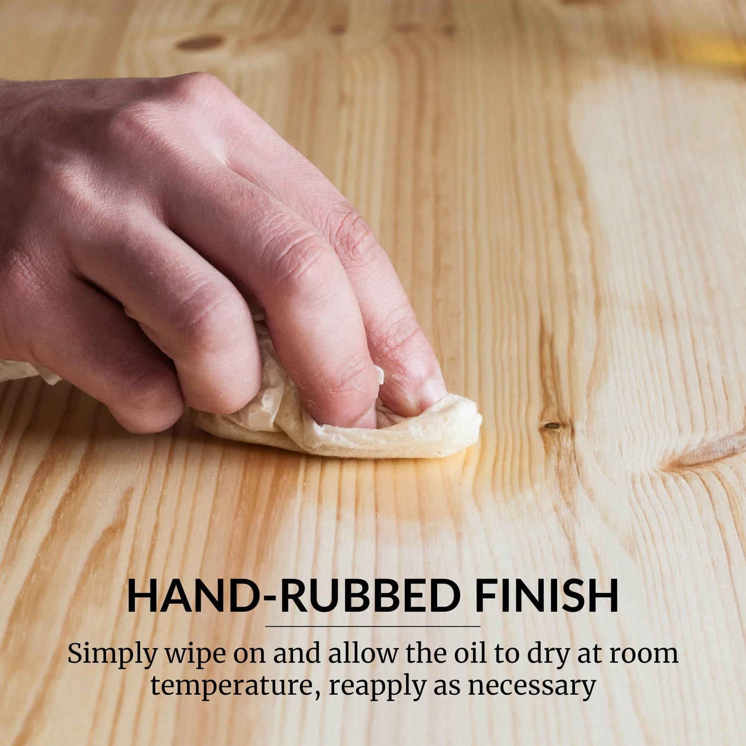 HOPE'S 100% Pure Tung Oil, Food Safe, Premium Waterproof Natural Wood Finish and Sealer for Indoor and Outdoor Projects,16 Fl Oz, 1 Pack HOPE'S