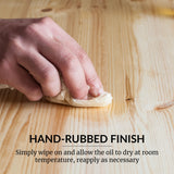 HOPE'S 100% Pure Tung Oil, Food Safe, Premium Waterproof Natural Wood Finish and Sealer for Indoor and Outdoor Projects,16 Fl Oz, 1 Pack HOPE'S