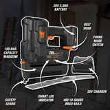 WEN 20V Max Cordless 18-Gauge Brad Nailer with 2.0Ah Battery and Charger (20512) WEN