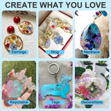 UV Resin, 2 PCS Upgrade Ultraviolet Epoxy Resin Crystal Clear Hard Glue Solar Cure Sunlight Activated Resin for Handmade Jewelry, DIY Craft JDiction