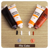 NADAMOO Wood Furniture Repair Kit Wood Filler Scratch Repair Furniture Touch Up Kit Cover Surface Scratch for Wooden Floor Table Door Cabinet Veneer, NADAMOO