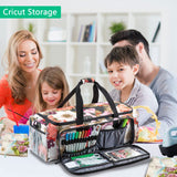 IMAGINING Carrying Case Bag Compatible with Cricut Maker, Maker 3, Explore Air 2, Explore 3, Large Opening Cricut Storage for Cricut Accessories IMAGINING
