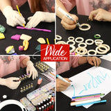 LEOBRO Silicone Mat, 23.4”x 15.6”Large Silicone Mats for Crafts, Playdough Mat, Thick Silicone Sheet for Jewelry Resin Molds, Nonstick Clay Mat, LEOBRO