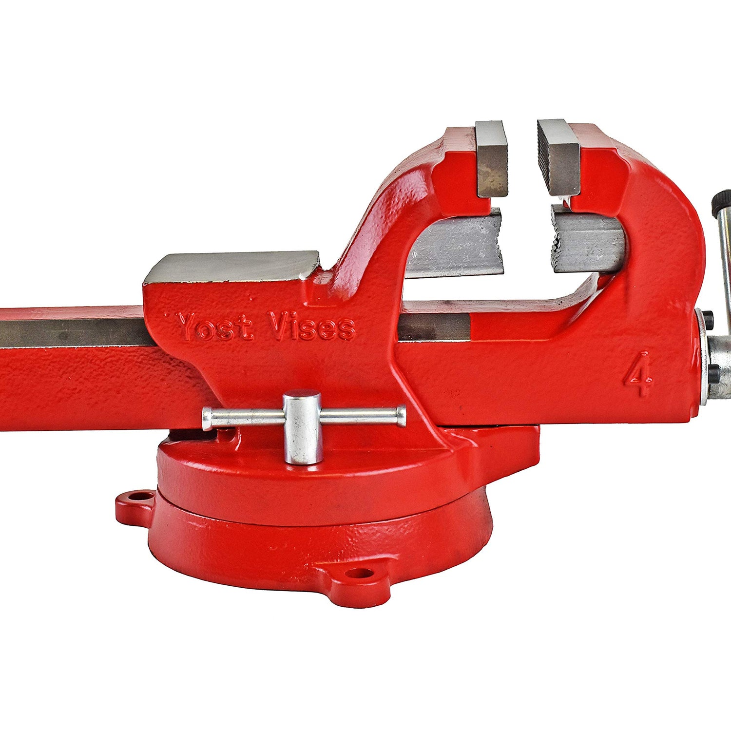 Yost Vises ADI-5 Heavy Duty Vise | 130,000 PSI Tensile Strength Austempered Ductile Iron Bench Vise | 5.5 Inch Jaw Width with a 360 Degrees Yost Vises