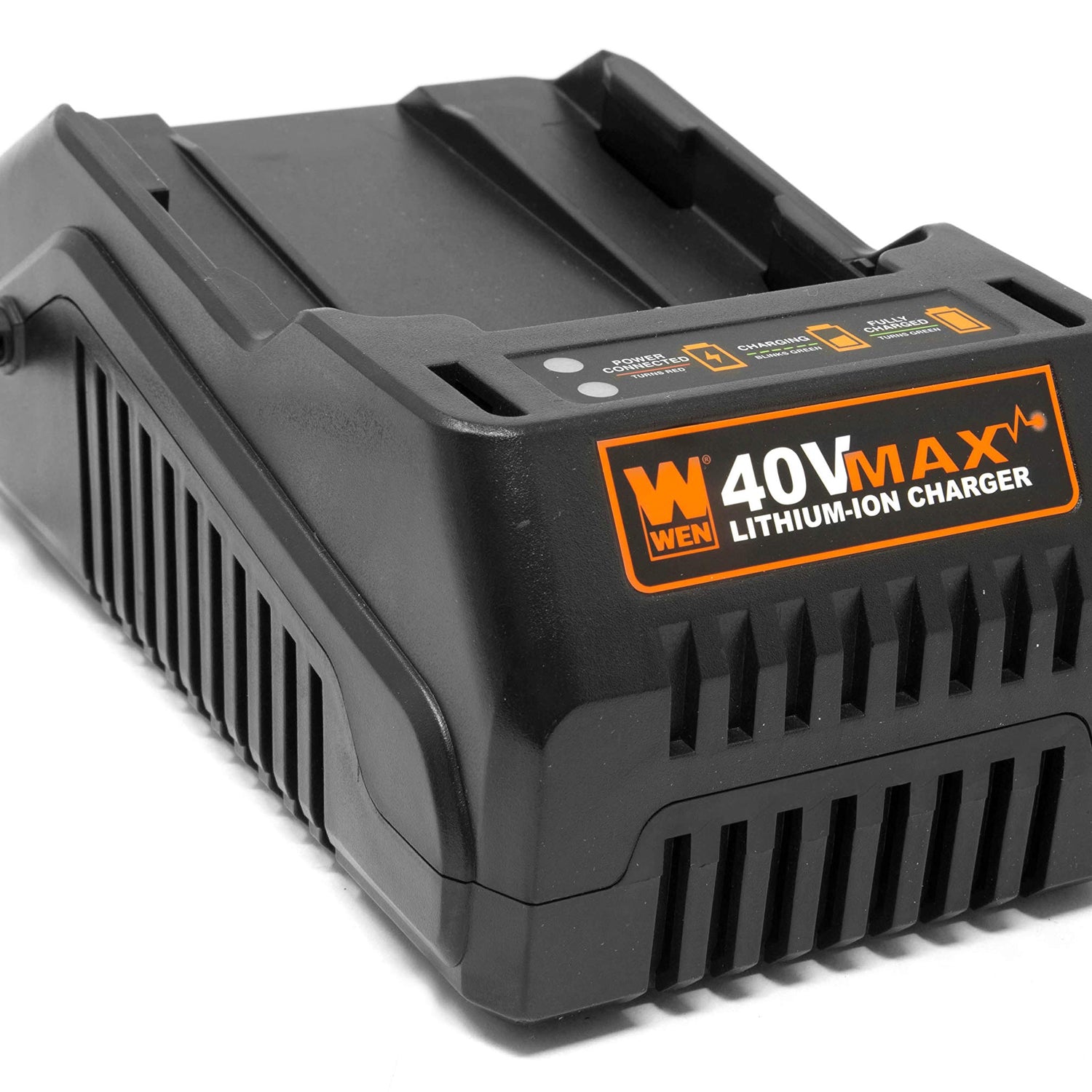 WEN 40400C 40V Max Lithium-Ion Quick Charger, Black WEN