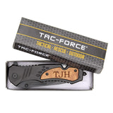 Palmetto Wood Shop Engraved Pocket Knife, Gifts For Men, Stainless Steel 3.25" Blade, 30 Optional Icons, Groomsmen Gifts, Personalized Knife for Palmetto Wood Shop