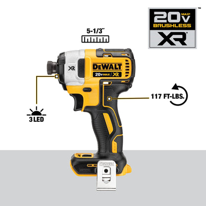 DEWALT 20V MAX Hammer Drill and Impact Driver, Cordless Power Tool Combo Kit with 2 Batteries and Charger (DCK299M2) - WoodArtSupply