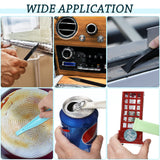 Non-Scratch Plastic Scraper Tool Carbon Fiber Plastic Cleaning Scraper Tool Pen-shaped Scraper Tool Stiff Scraper Cleaning Tool for Kitchen Sticker Honoson