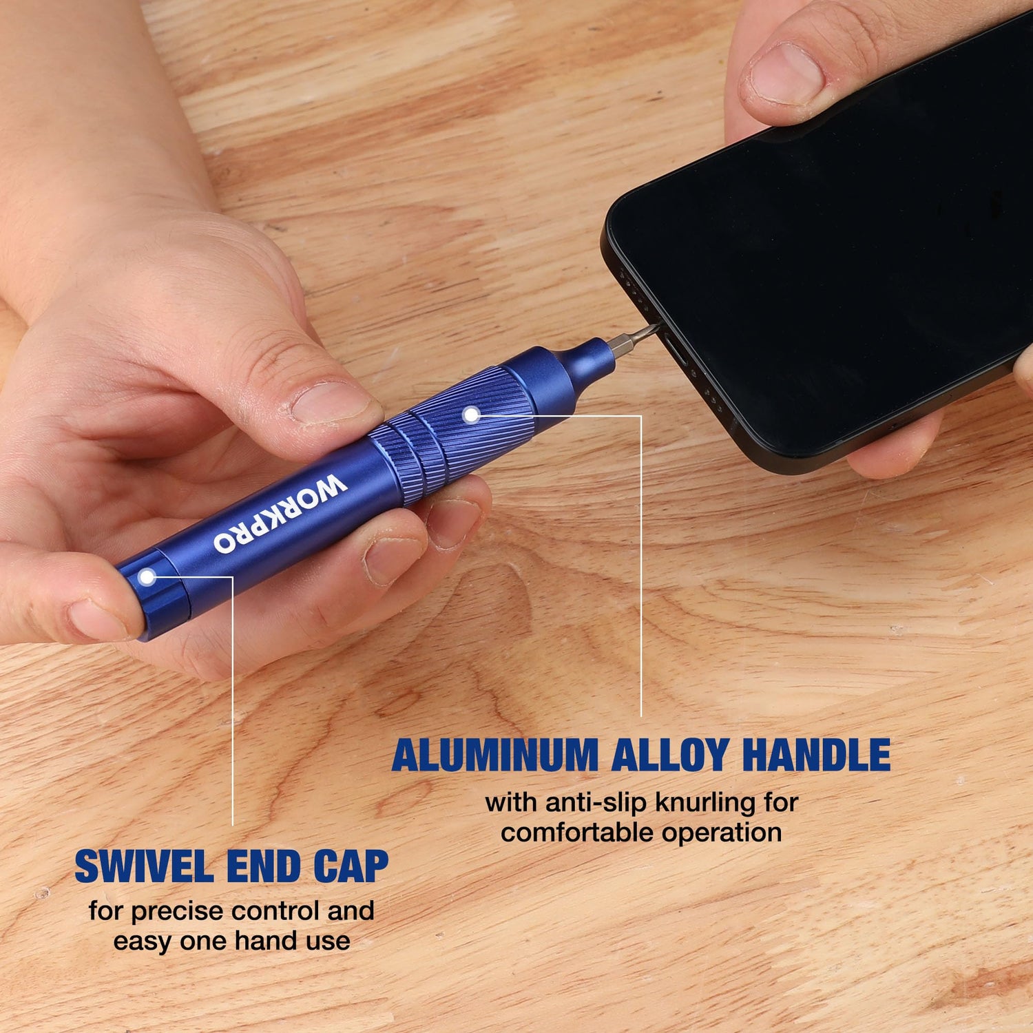 WORKPRO 24-in-1 Precision Screwdriver, Pen Style Multi-Bit Screwdriver, Glasses Screwdriver with S2 Steel Small Screwdriver Bits, Ideal for Eyeglass, WORKPRO