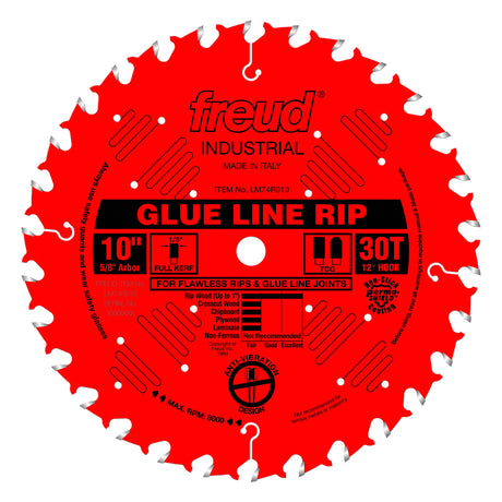 Freud LM74R010: 10" Industrial Glue Line Ripping Blade Freud