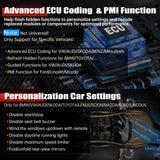 XTOOL D8S Bidirectional Automotive Diagnostic Scan Tool, 3-Year Update, Topology Mapping, ECU Coding/38+ Services/Full Diagnostic Scanner/Crankshaft XTOOL