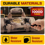 The Ryker Bag Tool Organizer - Small Tool Bag with Zipper, ToolBag W/2 Detachable Pouches - Heavy Duty Roll Up Tool Bag Organizer -Mechanic Tool Bags The Ryker Bag