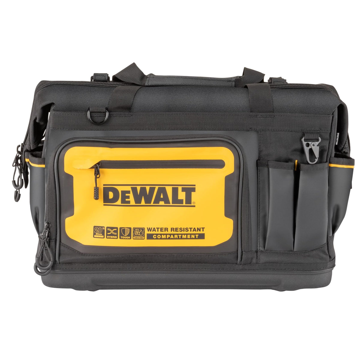 DEWALT Tool Bag, Water Resistant, Hard Bottom, 20-inch, Professional Tool Tote with Organization (DWST560104) DEWALT