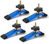 HOTTARGET Aluminum T-track Hold Down Clamps,6-3/8"L x 1-1/4"Width-Woodworking and Clamps - High Strength Aluminum Alloy 6063 - Fine Sandblast HOTTARGET