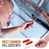 Hi-Spec 42pc Red Household DIY Small Tool Kit. Tool Box Set of Starter Basic Tools Kit for Home & Office Hi-Spec