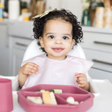 Tiny Twinkle Mess-Proof Baby Bib - Waterproof Bib for Baby Girl - Machine Washable - Adjustable Closure - PVC BPA & Phthalate Free - Great for Travel Tiny Twinkle