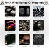 Premium–Grade Die Grinder Bits Carbide Burr Set ¼" Shank 10PC Double Cut Tungsten Rotary Rasp File for Metal Grinding Drill Bits for Makita Dewalt BOOLY