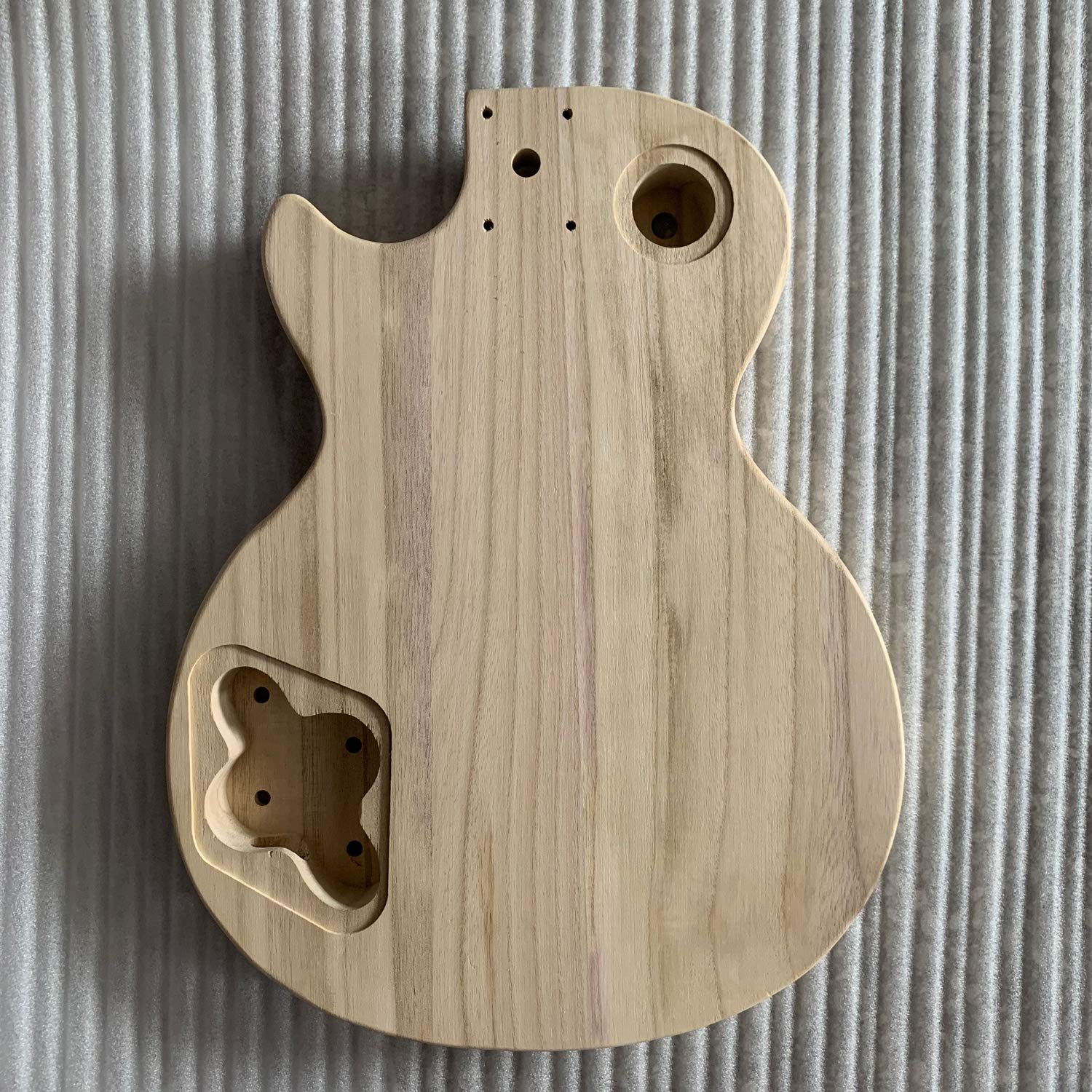 Unfinished Electric Guitar Body Maple Wood Blank Guitar Barrel for PB Style Bass Guitars DIY Parts Irfora