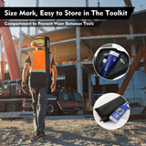 WORKPRO 3-Piece Spirit Level Set (12", 20", 40"), Level Set with Magnetic Torpedo Level, 45°/90°/180°Bubbles Measuring, Open Top View Design, WORKPRO