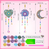 Gift for 6-7-8-9-10 Yeal Old Girls Boys: Arts and Crafts for Kids Age 6-8-10-12 Diamond Art Wind Chimes Kit for Girl Toys Age 5-11 Present Sun Anofty