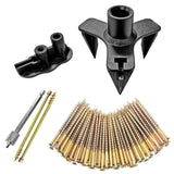 Repair Floor Screws for Floor Repair, for Screws Fit Hardwood Floors, Vinyl Floors, Carpets, Wood Floor Gap Fixer Replacement, Contains 5 Tools and XINRINTONG