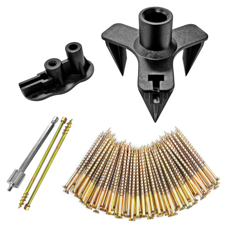 Repair Floor Screws for Floor Repair, for Screws Fit Hardwood Floors, Vinyl Floors, Carpets, Wood Floor Gap Fixer Replacement, Contains 5 Tools and XINRINTONG