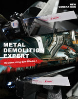 EZARC Reciprocating Saw Blade, 6-Inch Bi-Metal Sawzall Blades 14+18TPI for Steel Demolition R610DM (5-Pack) EZARC