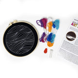 Art 101 Crafts Embroidery Art Kit, Multicolor, 6/Carton (40066) Art 101 USA