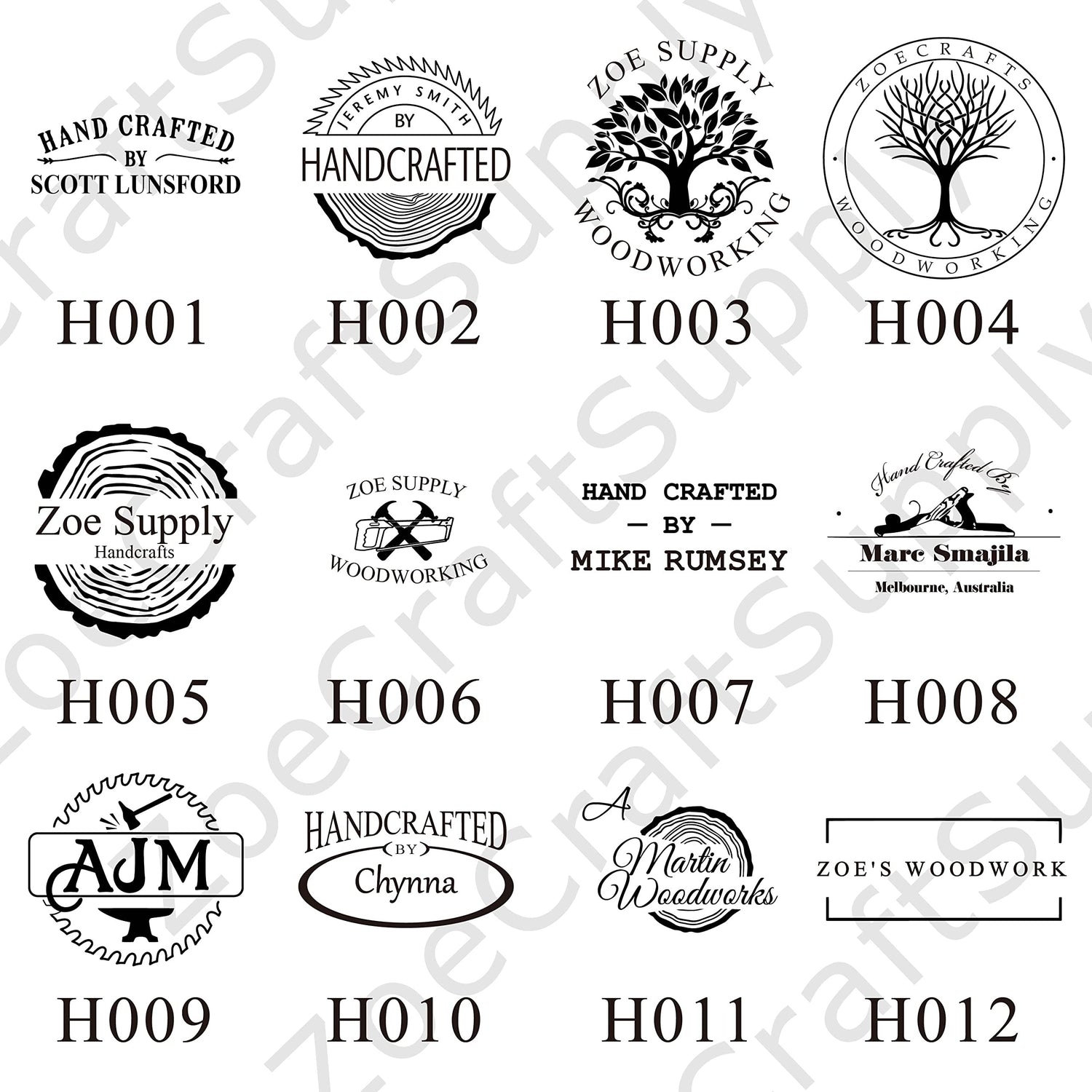 Custom Brass Wood and Leather Branding Iron - Personalised Handcrafted Stamp for Unique Gifts Generic