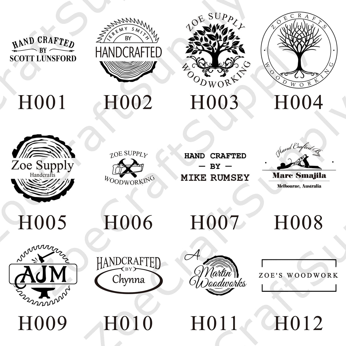 Custom Brass Wood and Leather Branding Iron - Personalised Handcrafted Stamp for Unique Gifts Generic