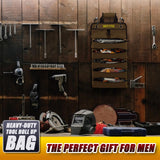 Gift for Men,Premium Tool Roll up Bag - Heavy Duty Small Tool Bag Organizer and Storage with W/Detachable Pouches,Waterproof Oxford Cloth,Suitable KOYYTO