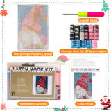 YP Latch Hook Kits for Kids Adults DIY Rug Tapestry Kits with Printed Canvas Embroidery Kits Festival Gifts Home Decoration (C, 18.1inch X 12.6inch) YP